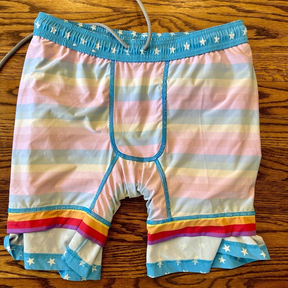 CHUBBIES Lined Classic Swim trunks - Blue star print - Picture 6 of 7
